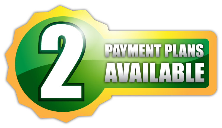 2 Payment Plan Available